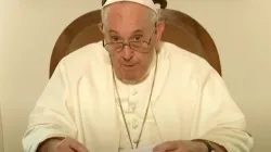 Pope Francis' video message to the Confederation of Latin American and Caribbean Religious (CLAR) on Aug. 13, 2021. Screenshot